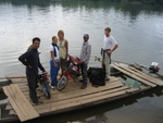 leaving Siem Pang via motobike