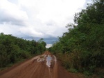 rural road leaving Ban Lung