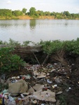 trash field just off the main road