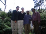 Emile, our guide, and his son, our porter