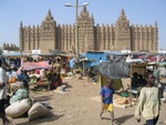 mosque on market day