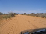 typical Namibian gravel road