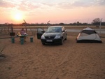 overnight stop just east of Etosha