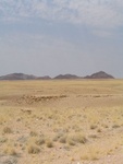 driving on in the Namib Desert