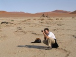Amazing 'Dead Vlei', dry salt pan with dead trees all over