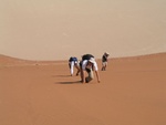 Anja taking the pic from the ridge - the rest is trying to catch up...