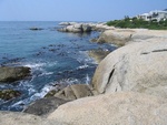 Boulders Beach, where African penguins live