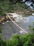 Storms River Mouth suspension bridge