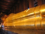 reclining Buddha at another temple